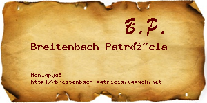 Breitenbach Patrícia névjegykártya